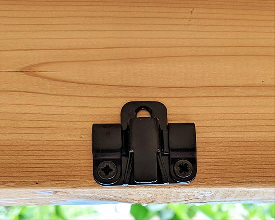 Shed for garbage bins, recycling bins and green bins
