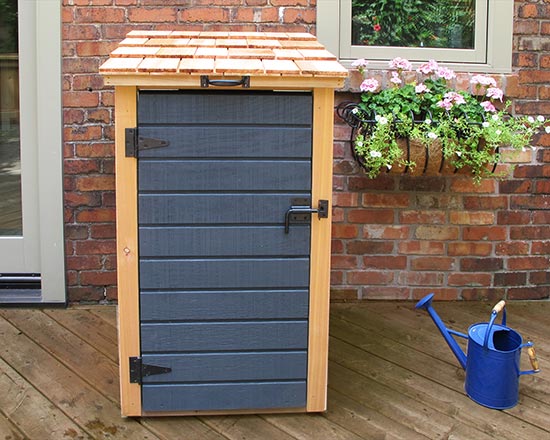 Shed for green bins
