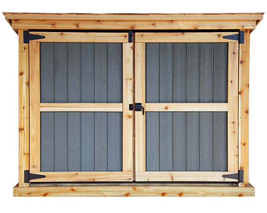 Shed for green bins